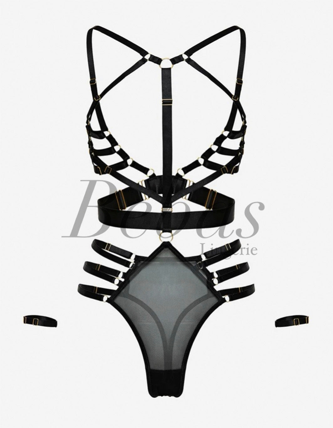 BODY COMPLETO CON ARNÉS - Bebas Lingerie México