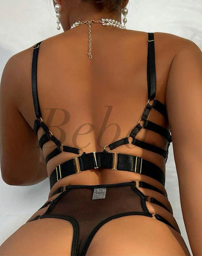 BODY COMPLETO CON ARNÉS - Bebas Lingerie México